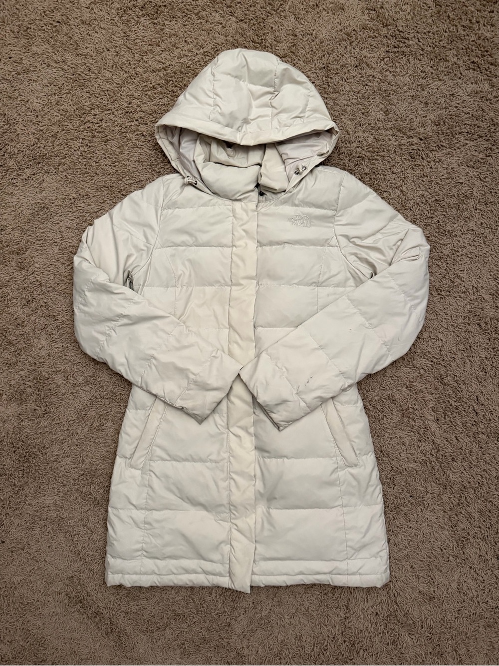 The North Face Parka Jacket M 600 Down Puffer Metropolis Full Zip Hooded Womens